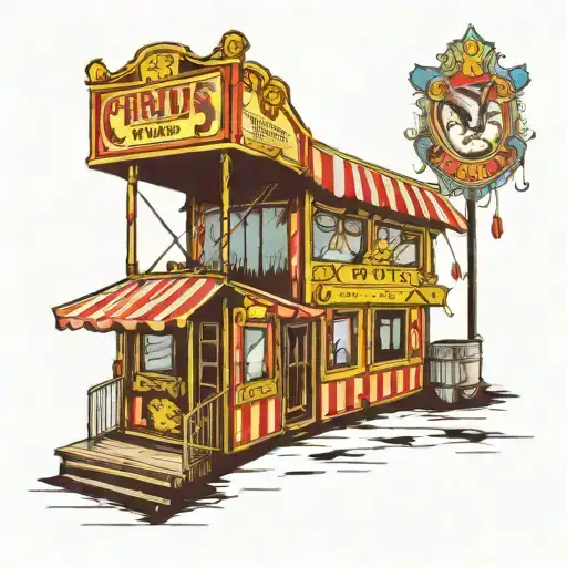 Vintage Circus Ticket Booth