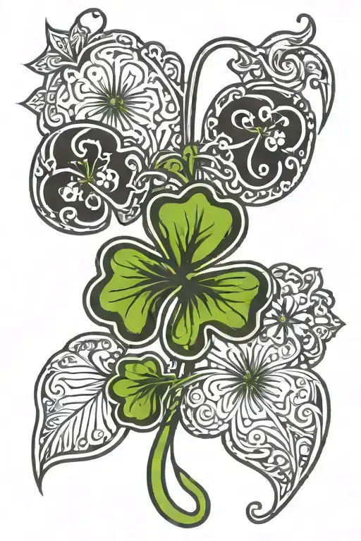 5 Leaf Clover Leaf