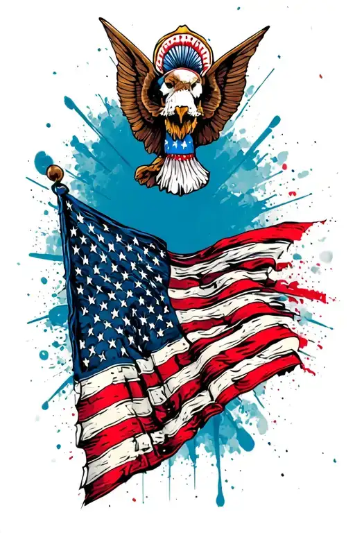 American Flag Distressed Usa Flag