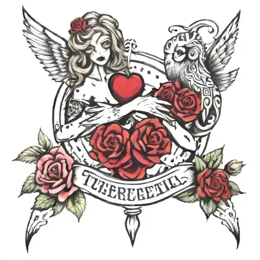 Unforgettable With Gemini Sign Intertwined