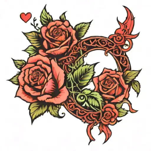 Roses Hearts Sigil