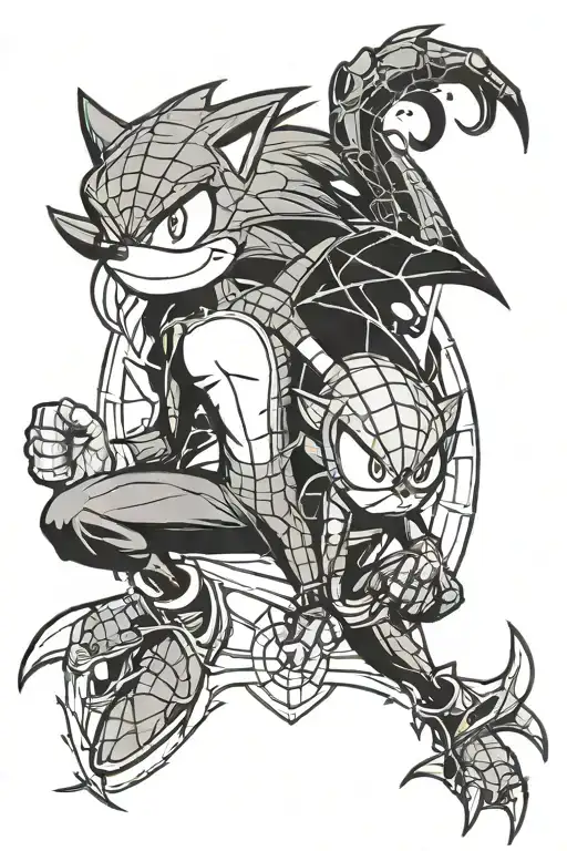 Sonic The Hedgehog And Spiderman