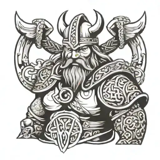 Viking Tattoo For The Shoulder