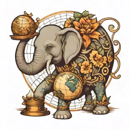 Globe And Elephant Holding