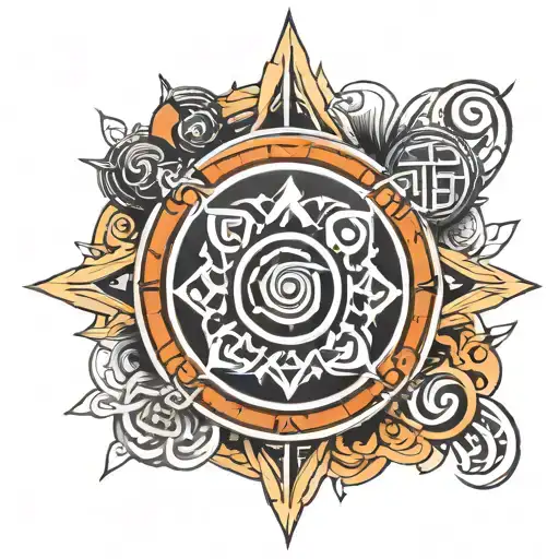 Naruto Spirituality Symbols Combined