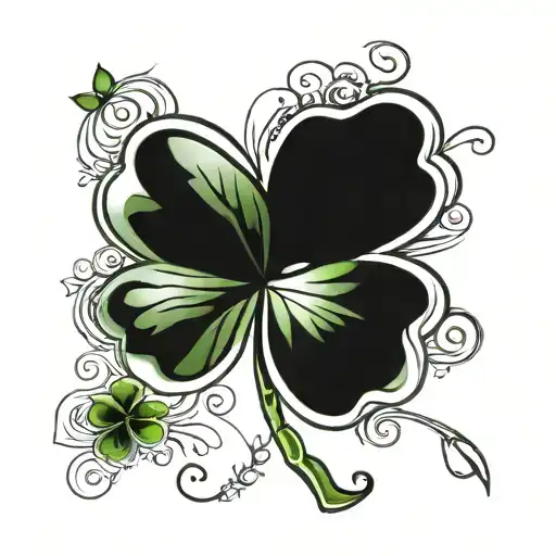 Tattoo Of A Four Leaf Clover