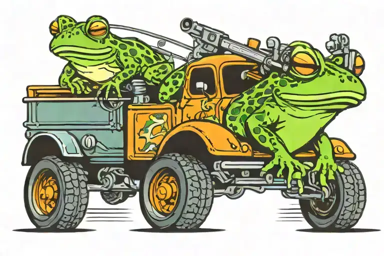 Frog Tow Truck Driving