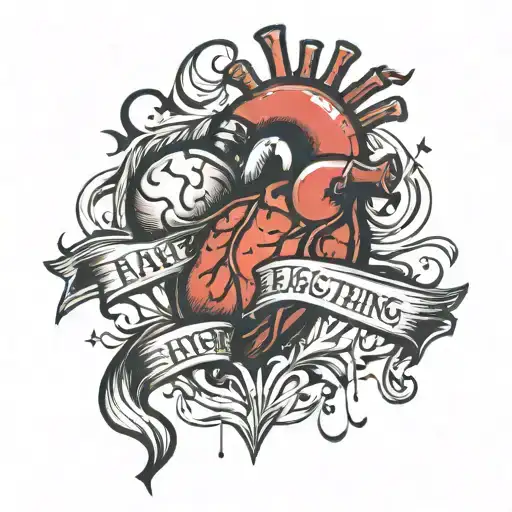 Heart Is Fighting Brain Good Words Only