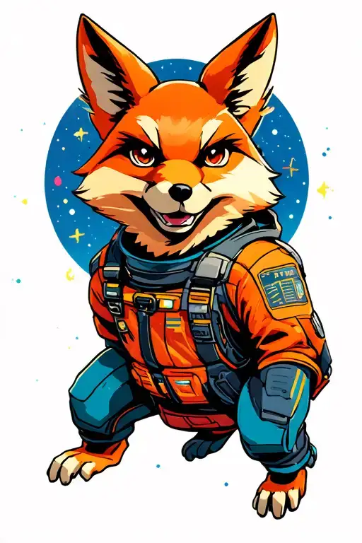 Starfox Characters Flying Through Space