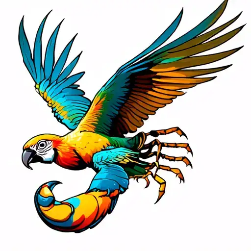 Scorpion Parrot Flying