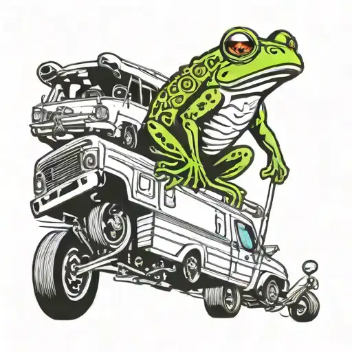 Tow Truck Frog Towing A Rv