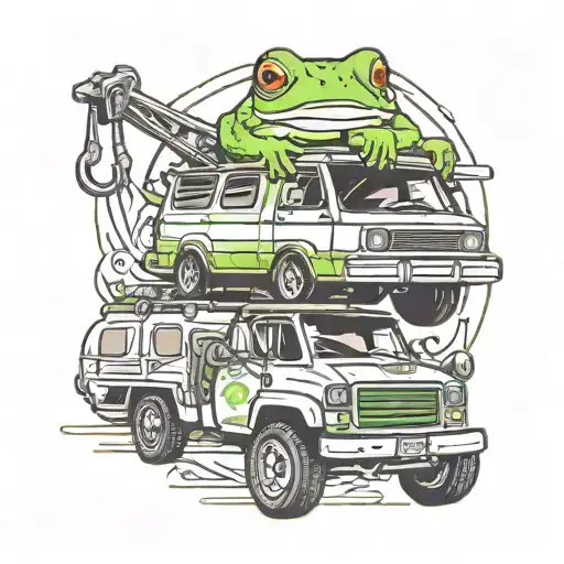 Tow Truck Frog Towing A Rv