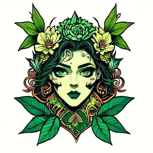 Neo Traditional Green Harion