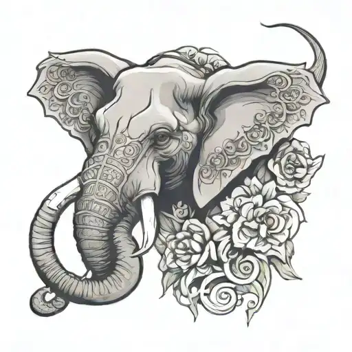 Elephant Head Human Body