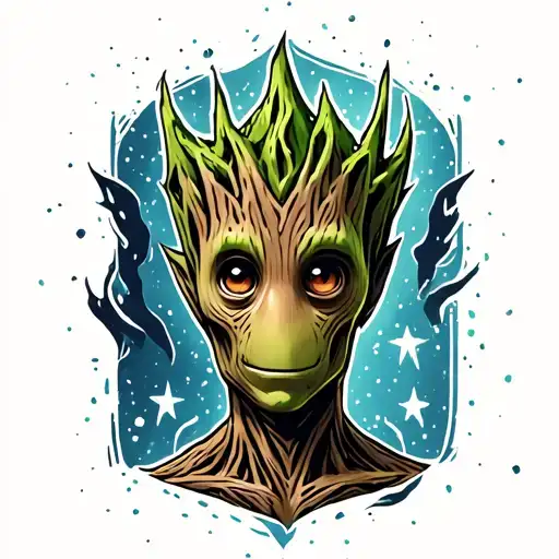 Groot Filled With Stars Forming