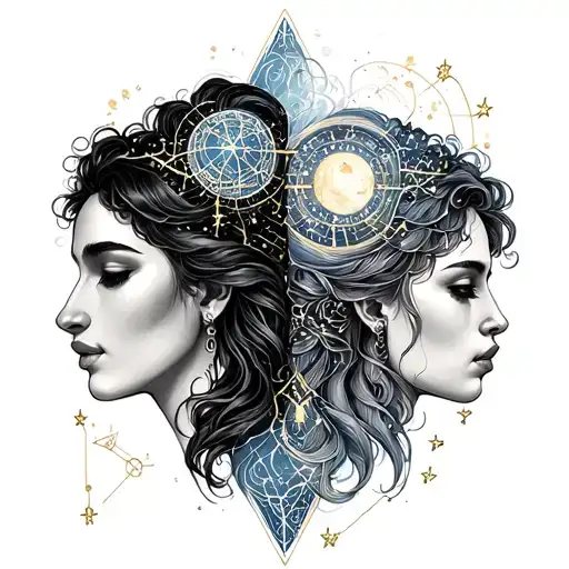 Gemini And Virgo Constellation