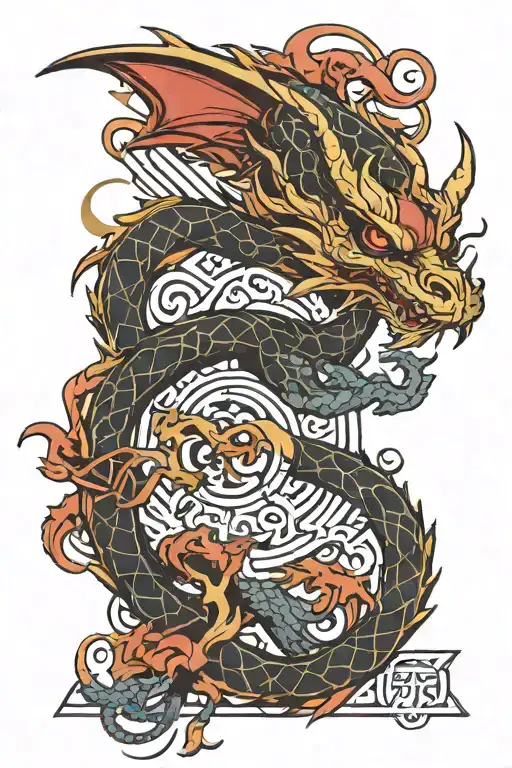 Skz And Dragon Intertwined