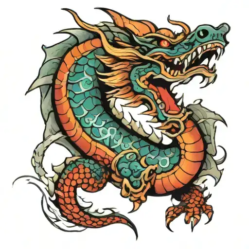 Samurai Temple Dragon