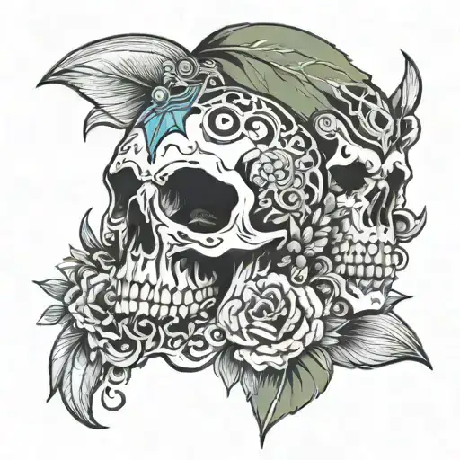 Skulls And Filipino Tribal