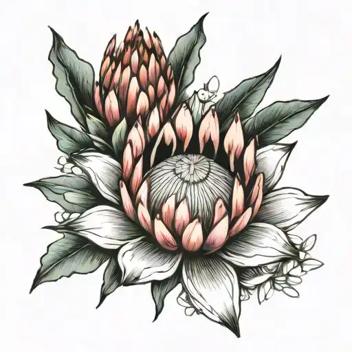Protea Flower Transforming
