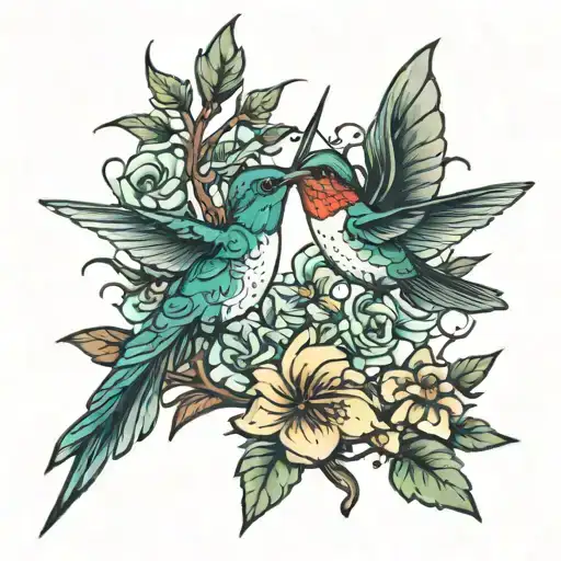Hummingbirds And Thorns
