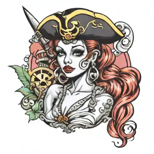 Pin Up Girl Pirate