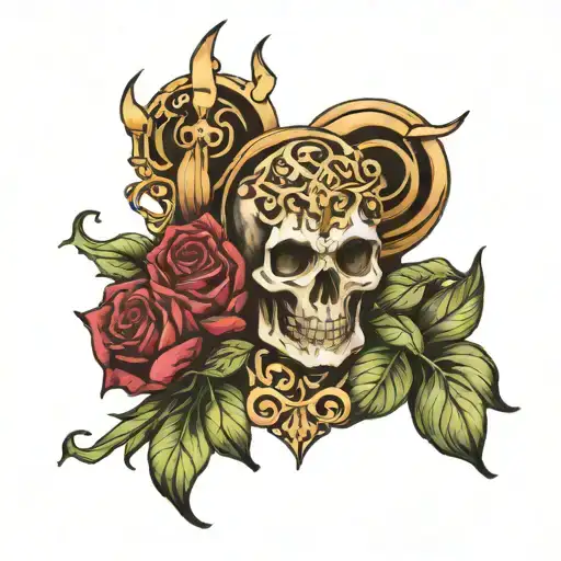 Foudre Inspired Tattoo Featuring