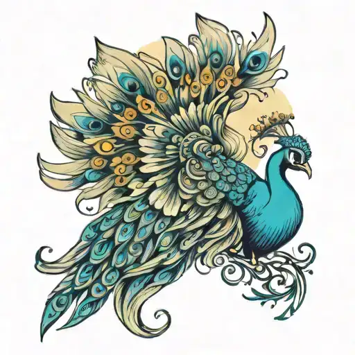 Human-shaped Angel Peacock