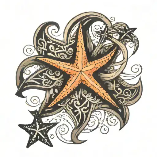 Adoption Symbol With Starfish Tucked Inside