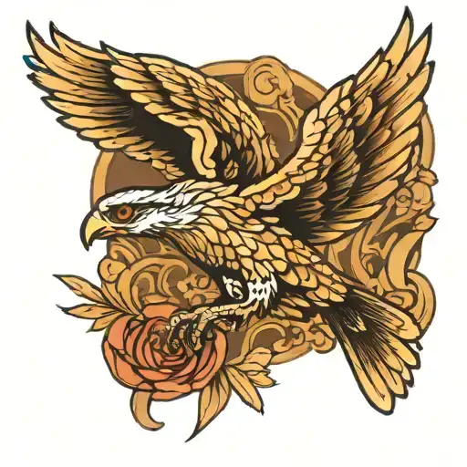 Flying Golden Falcon