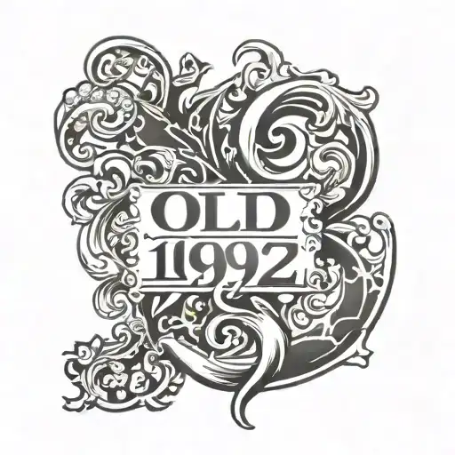 1992 Old English Font