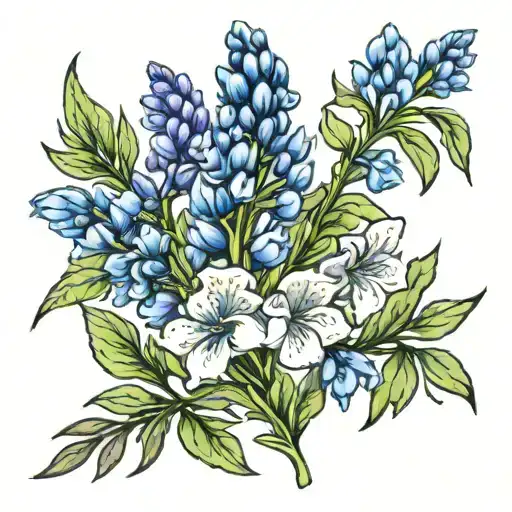 Bluebonnet Sprig