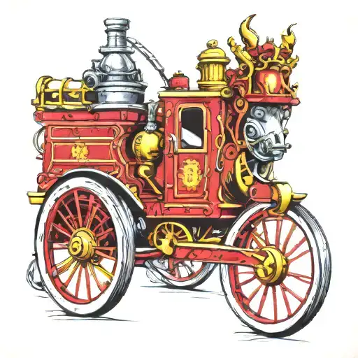 Horse Drawn Fire Engine
