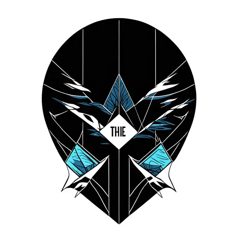 Powerful Geometric Shape With Name On It As 'The Endurance'