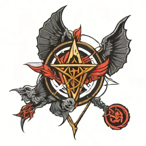 Lucifer Sigil Intertwined