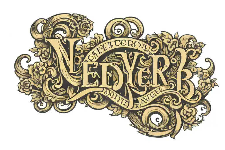 Snyder In All Caps In Fancy Font The Letters
