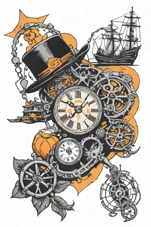 Ship Clockwork Orange Compas