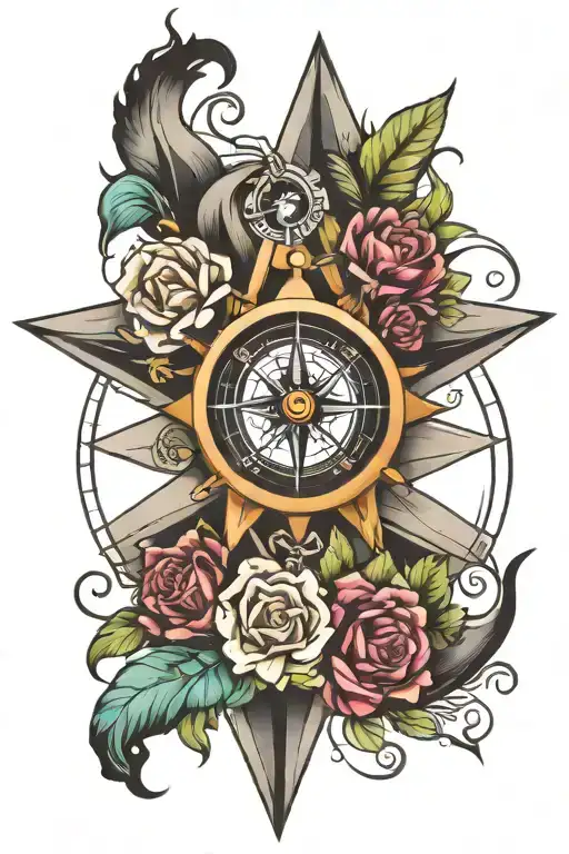 Compass Rose Surrounded
