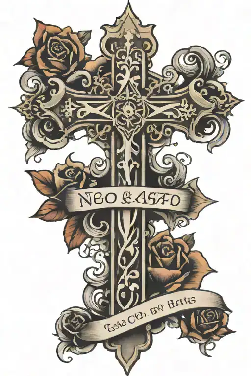 Cross With Quote