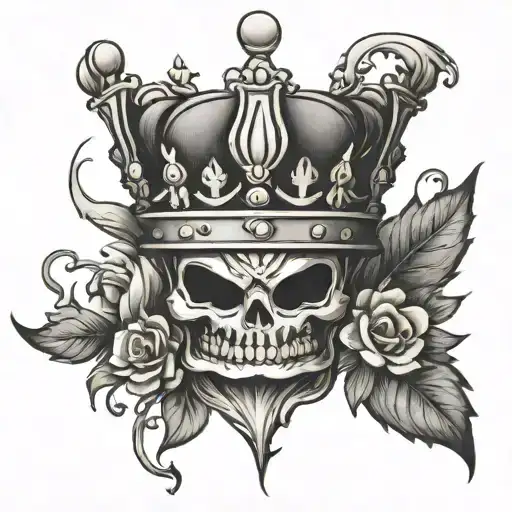 Crown Surrounded By Bold