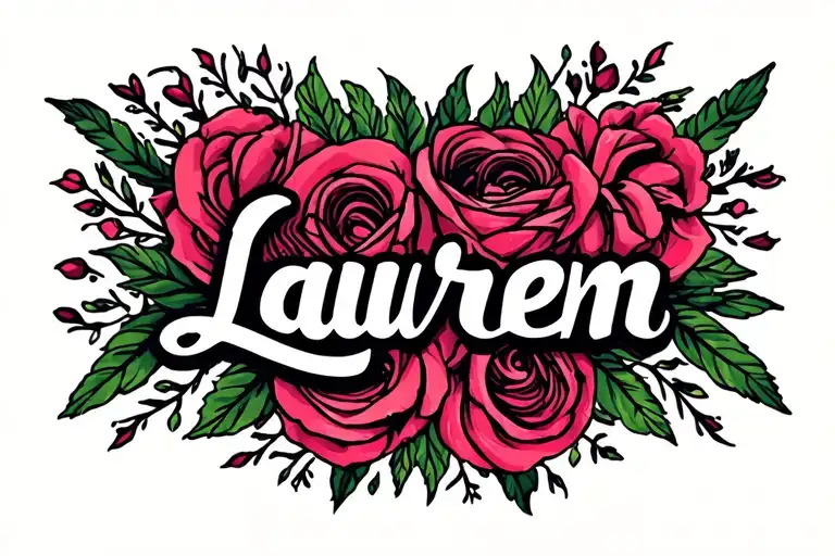 Lauren Name Written