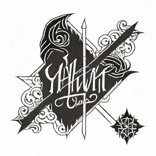 Fine Line Saying Yhwh