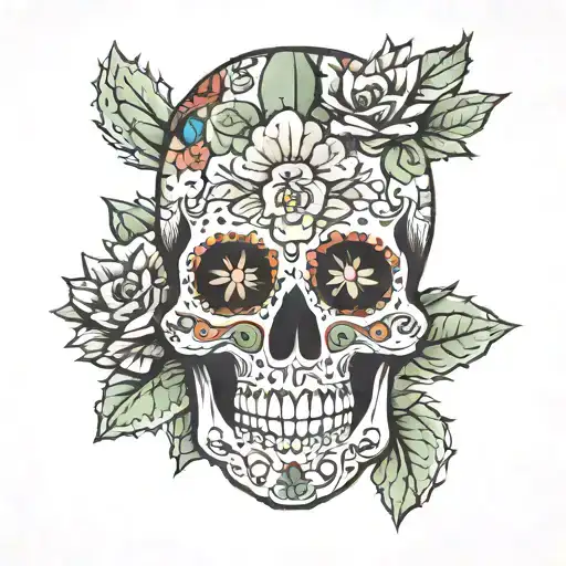 Cactus Mexican Skull