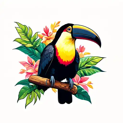 Toucan Perched