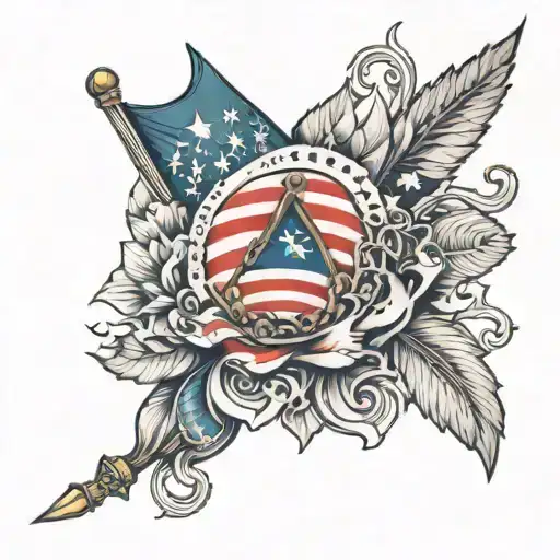 3D Patriotic Arm Sleeve