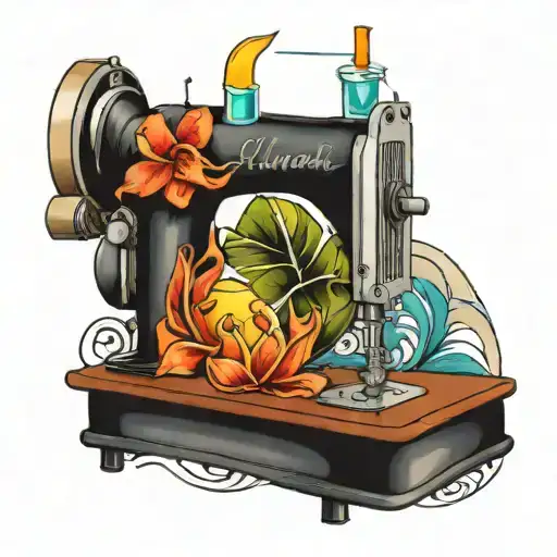 Sewing Machine Hawaii Cocktail Wave