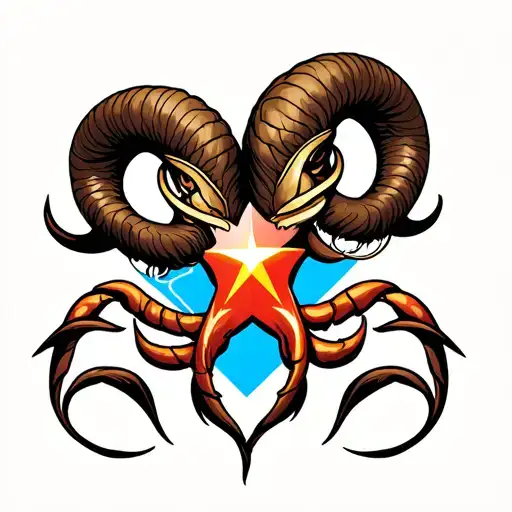 Cancer And Aries Star Sign Intertwined