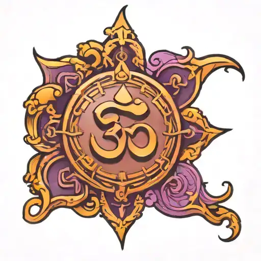 Purple Ohm Symbol
