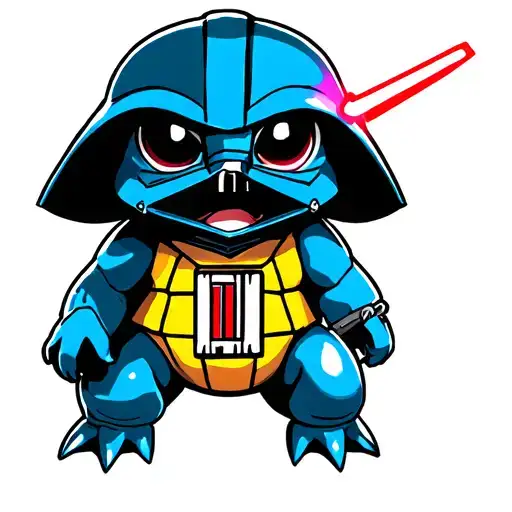 Squirtle As Darth Vader