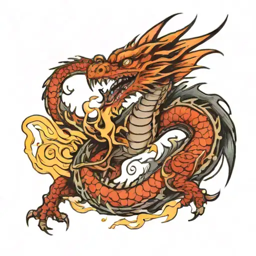 Dragon Breathing Fire